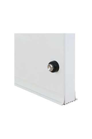 Geeroyoo Kapı Altı Hava Sızdırmazlık Şeridi - Pvc Malzeme, Esnek Tasarım, Kolay Kurulum, Yeniden Kullanılabilir, Beyaz Renk