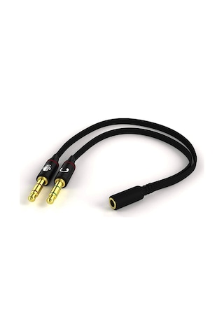 Kulaklık Mikrofon Ayırıcı Kablo Çevirici 3.5mm
