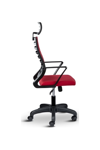 Rigel Başlıklı Ev Ve Ofis Koltuğu Çalışma Koltuğu Kırmızı