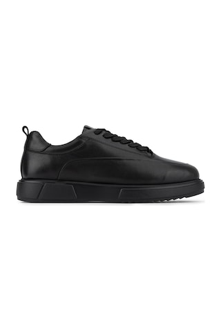 Tamer Tanca Erkek Hakiki Deri Siyah Sneakers & Spor Ayakkabı 1163 1756 Erk Ayk Sk26-27 Sıyah