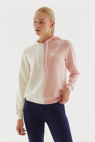 United Colors Of Benetton Kadın Kapüşonlu Sweatshirt Bnt-w20724 Pembe