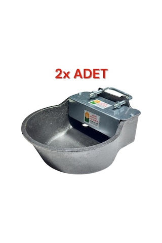 Otomatik Şamandıralı 4.5 Litre Kırılmaz Döküm Hayvan Suluğu 2 Adet