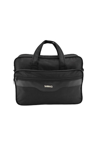 Sırımsı Siyah 1900 Denye Kumaş Laptop & Evrak Çantası 164 N11.277