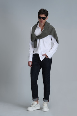 Lufian Jack Smart Jean Erkek Pantolon Slim Fit Mavi Mavi 111200150100300 Mavi