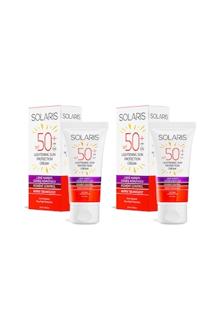Solaris Leke Karşıtı Güneş Koruyucu Krem SPF50+ 2 x 50 ML