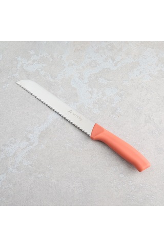 Aryıldız Rexa Tırtıklı Ekmek Bıçak Turuncu 19 Cm Renkli