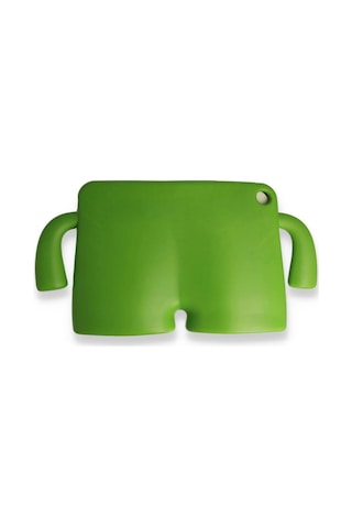 Apple İpad 2022 10.9 10.nesil Kılıf Karakter Tablet Silikon - Yeşil Arka Kapak
