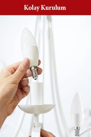 Osram Ledvalue 7,5w 60w 3 Lü Led Mum Ampul Sarı - 2700k E14