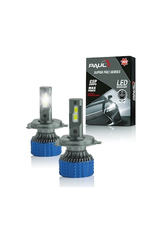 Paul Süper Pro H4 24.000 Lümen Güç Şimşek Etkili Odaklı Ufuk Çizgili Csp Led