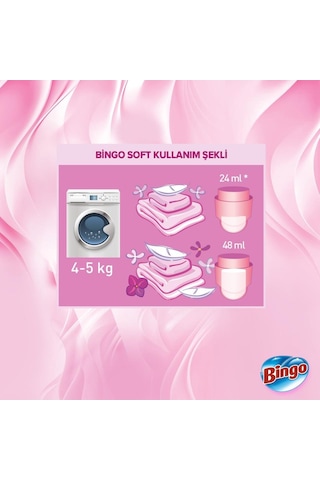 Bingo Soft Konsantre Çamaşır Yumuşatıcısı Mutlu Yuvam 3 x 1440 ML