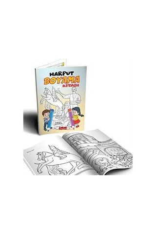 Harput Boyama Kitabı - Murat Sevinç - Bordo Ressam