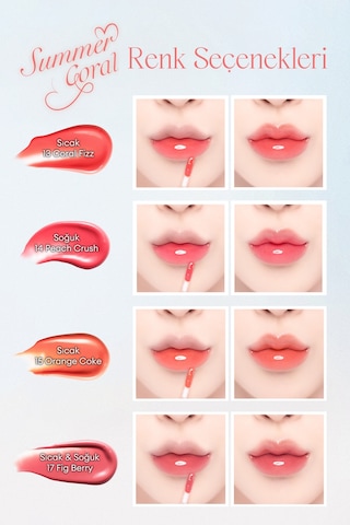 Dasique Yoğun Parlaklık Ve Canlı Renkler Sunan Kalıcı Tint Juicy Dewy Tint 16 Chili Sherbet 16 Chili Sherbet