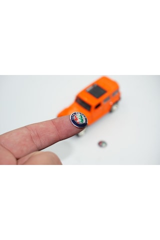 Alfa Romeo Oto Anahtar 3M Metal Alaşım Logo 2Li Set (262918622)