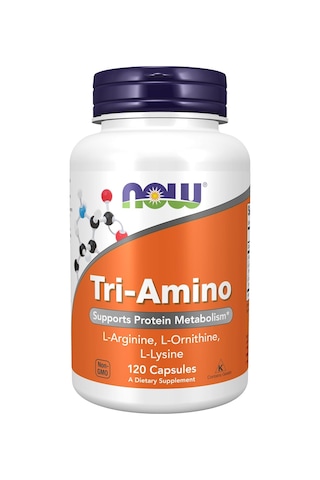 Now Foods Tri-amino With L-arginine Arjinin L-ornithine Ornitin