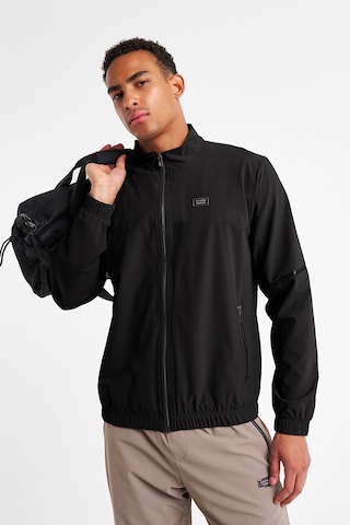 Lescon Erkek Fermuarlı Sweatshirt 25n-1146 Siyah