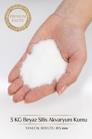 3 Kg Beyaz Silis Akvaryum Kumu 0.5 Mm İnce Taneli Doğal Akvaryum Kumu Tatlı Su Ve Bitkili Akvaryum İçin 3 Kg Beyaz Silis Akvaryum Kumu 0.5 Mm İnce Taneli Doğal Akvaryum Kumu Tatlı Su Ve Bitkili Akvaryum İçin