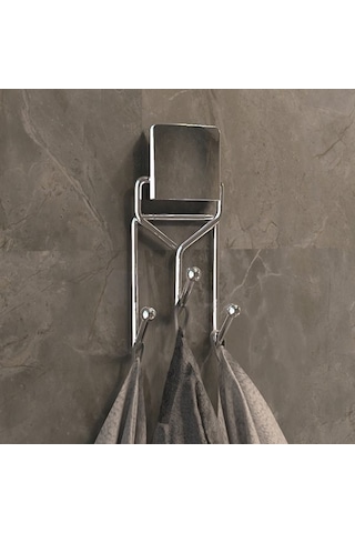Decorev Dc-543 Dekoratif Banyo Mutfak Üçlü Havlu Askısı Çok Renkli
