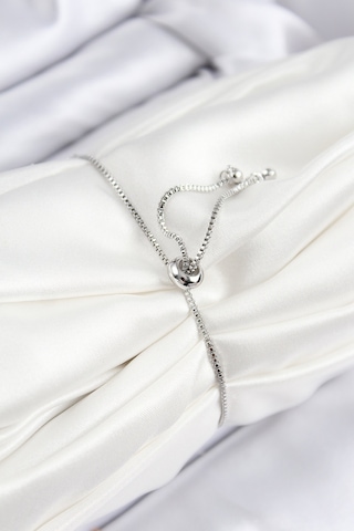 Pirinç Zirkon Taşlı Çift Sıra Model Gümüş Renk Asansörlü Kadın Bileklik - Tj-bb7738 Diğer