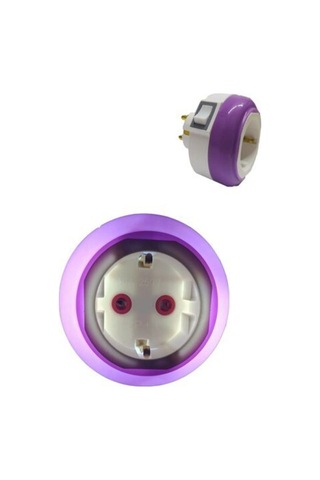Fetih Gece Lambası Prizli Led Anahtarlı 99-04 Mor