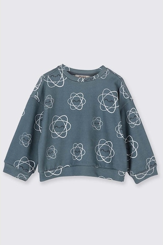 Panço Desenli Petrol Kız Çocuk Sweatshirt 2521gb08009 Petrol