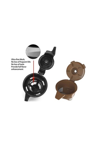 Fastbuy Yeniden Kullanılabilir Kahve Filtresi - Flexbrew Uyumlu, 2'li Set, Paslanmaz Çelik, 20g Kapasiteli Kahve Filtresi Diğer