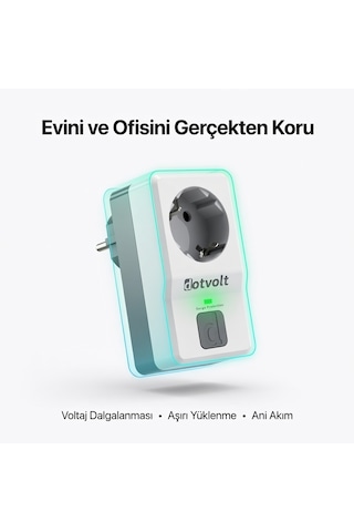 Dotvolt 1070321 Surge 1'li Akım Koruma Prizi-1050j 0