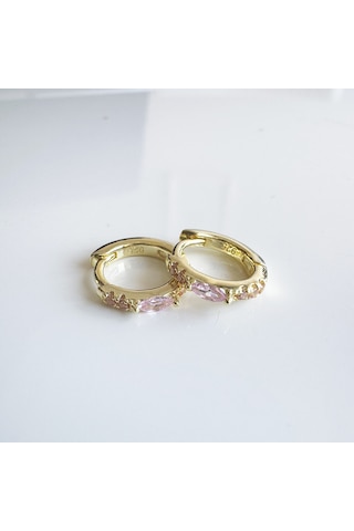 Masaliko Halha Gümüş Küpe Ms3194, 925 Ayar Gümüş Altın