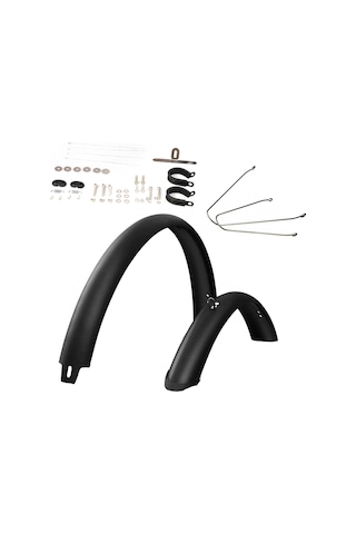 Suntek Dağ Bisikleti Çamurlukları 29-inç-gümüş-diş-teli Gümüş