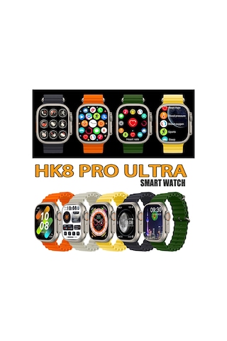 Ignazio HK8 Ultra Pro Max 49 MM Amoled Akıllı   Saat (İthalatçı Garantili)