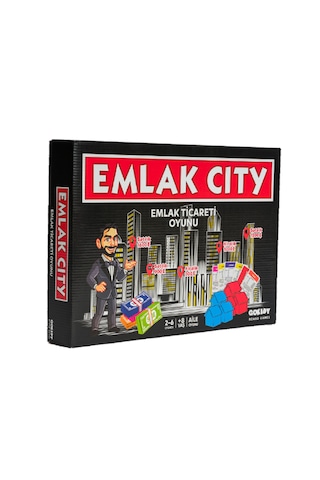 Mega City Dünya Şehirleri Emlak Ticaret Oyunu 2-6 Kişilik - Siyah