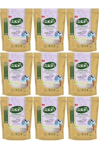 Dalan Lavanta Esintisi Zeytinyağlı Doğal Granül Matik Sabun Tozu 32 Yıkama 9 x 1 KG