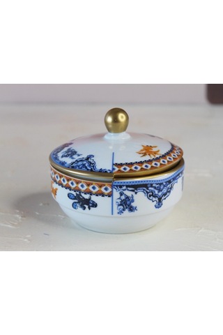 Fermato Porselen Kapaklı Şekerlik Hybrid 1 Serisi Çok Renkli