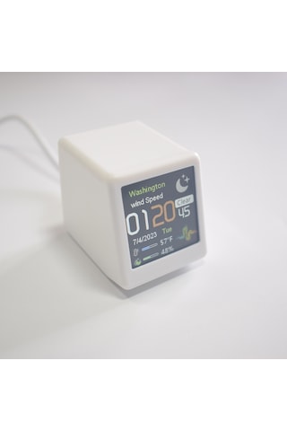 Renkli Oled Çok Fonksiyonlu Bilgi Ekranı Wifi Akıllı Beyaz