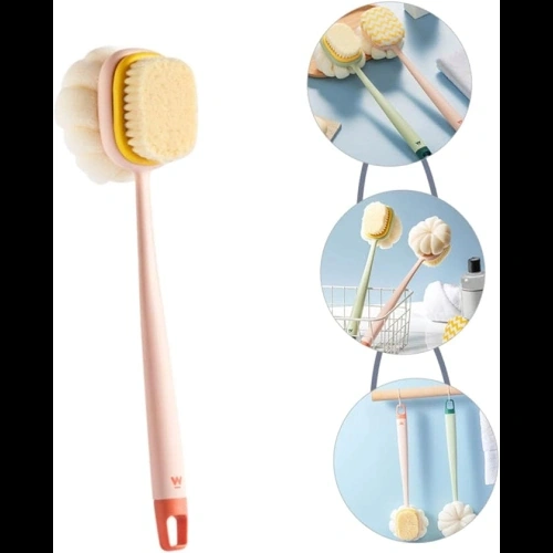 Çift Taraflı Banyo Duş Fırçası Çok Renkli
