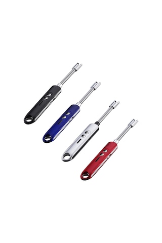 Mum Çakmak Şarjlı Çakmak Elektrikli Çakmak Şarjlı Alevsiz Çok Renkli