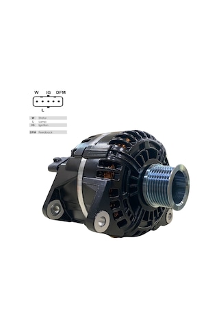 Prestolıte 24v Alternatör Dinamo 120 A Soketli 5 Fiş W-l-15-s-dfm