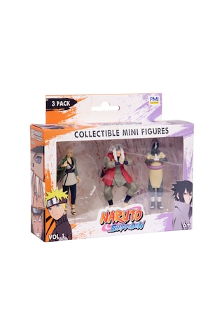 Naruto 3'lü Koleksiyon Figür Seti Model 2