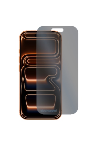 İphone 15 Pro Max Uyumlu Mat Hayalet 9h Nano Kırılmaz Ekran Koruyucu