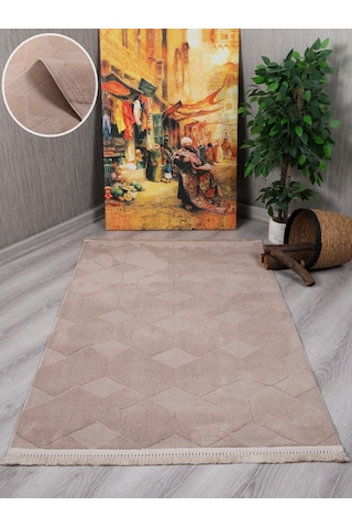 My Evilla Modern Dekoratif Lara Vizon Dokuma Halı