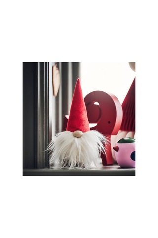 Ikea Vinterfint Noel Baba, Kırmızı, 19 Cm