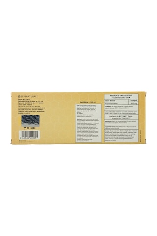 Sepe Natural Propolis Ekstesi Likit Su Bazlı 300mg x 10 Ampul x 10 ML