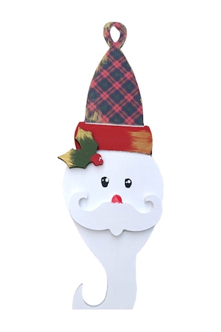 Yılbaşı - Noel Tombul Noel Baba Dekor, Duvar Dekoru , Noel Süsü