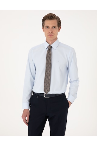 Pierre Cardin Erkek Açık Mavi Gömlek Basic 50316734-vr003 Açik Mavi