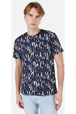 Colin's Colins Lacivertvert Erkek Tshirt K.Kol Cl1068417 Q1.V2 Nav Lacivert