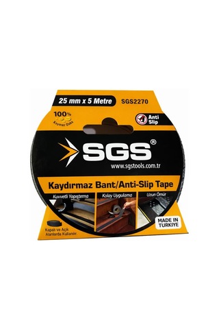 Sgs Merdiven Kaydırmaz Bant 25 Mm 5 Metre