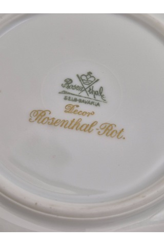 Rosenthal Bavaria Kahve Fincan Tabağı 11cm Çok Renkli