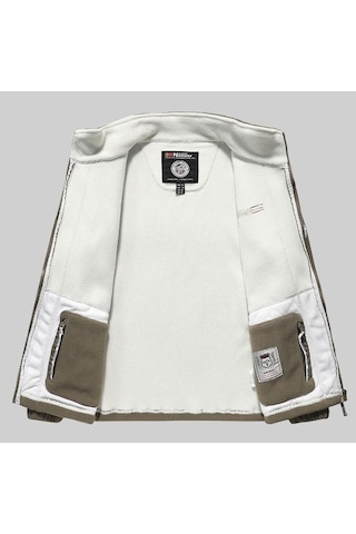 Polar Astarlı, Kalınlaştırılmış Polar Astarlı, Sıcak Büyük Beden Erkek Ceketi Mavi