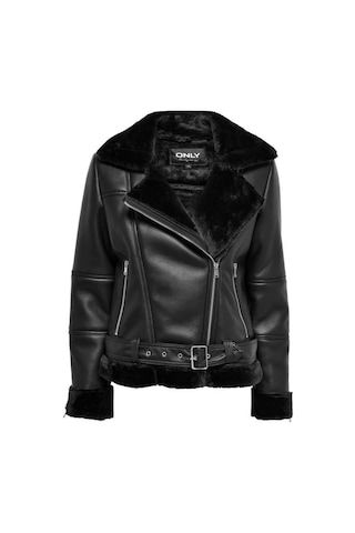 Only 15260002 Onlagnete Faux Leather Bıker Black Kadın Deri Mont Siyah