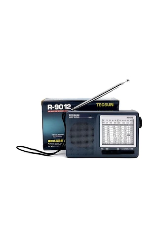 Lexroo Tecsun R-9012 Taşınabilir Analog Radyo Kısa Dalga Fm Stereo Alıcı Fm/mw/sw 12 Bantlı Dünya