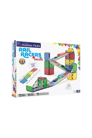 Magna-tıles - Rail Racers Deluxe - 90 Parça